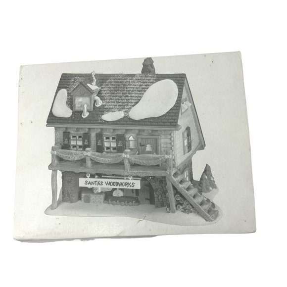 Department 56 North Pole Village - "Santa's Woodworks"  - Vintage - Picture 11 of 14